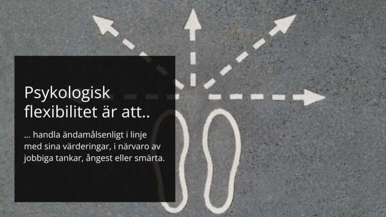 Psykologisk flexibilitet